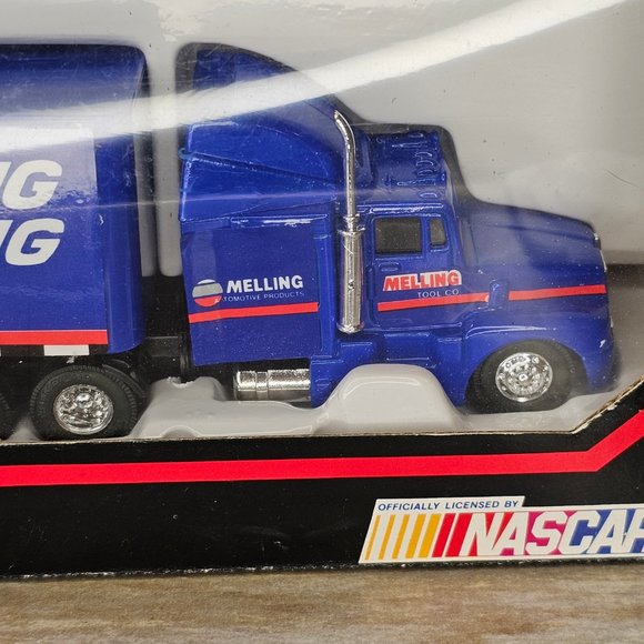 Racing Champions #9 Bill Elliot Melling Blue NASCAR Race Car Transporter‎ 1/64 - Picture 8 of 9
